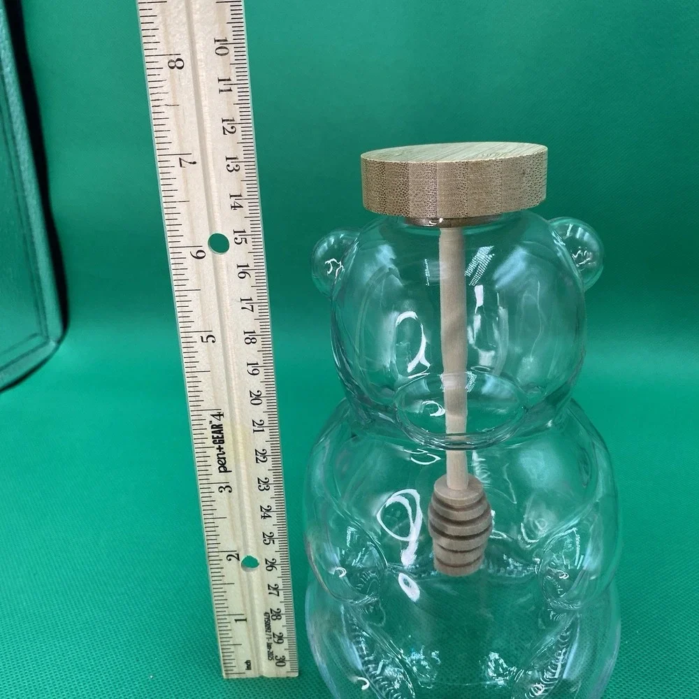 Target Bullseye Playground  2023 Honey Bear Glass Jar w/Wood Dipper
